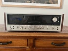 Pioneer SX-1010 Vintage Stereo Receiver w/ Wood Case Silver Face