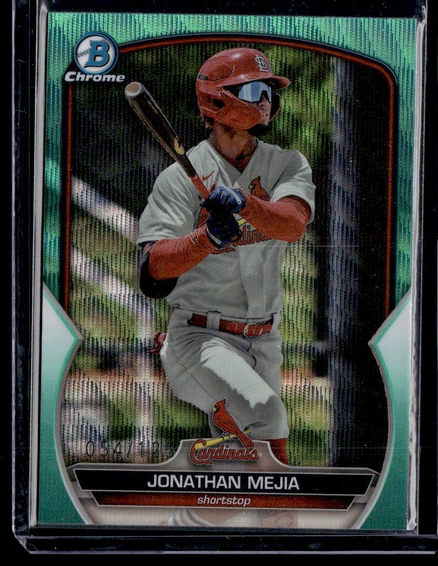2023 BOWMAN DRAFT JONATHAN MEJIA RC 054/125 ST. LOUIS CARDINALS #BDC-115 AQUA