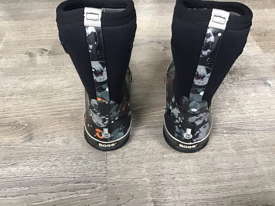 Bogs молодежи 4 водонепроницаемый зимний снег ботинки классический высоты изолированный Moon дизайн - Изображение 4 из 4