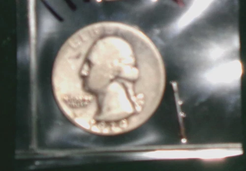 1939-D SILVER WASHINGTON HEAD QUARTER - GRADES - "FINE"