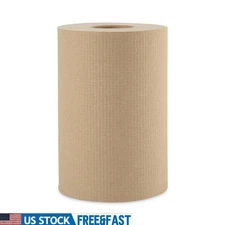 Hardwound Paper Towels 1-Ply Roll 350ft 12 Rolls Commercial Washroom Hand Drying