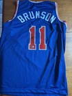 Jalen Brunson Signed New York Knicks #11 Basketball Jersey NBA Beckett Authentic