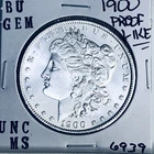 1900 BU GEM MORGAN SILVER DOLLAR UNC MS+++ U.S. MINT RARE COIN 6939