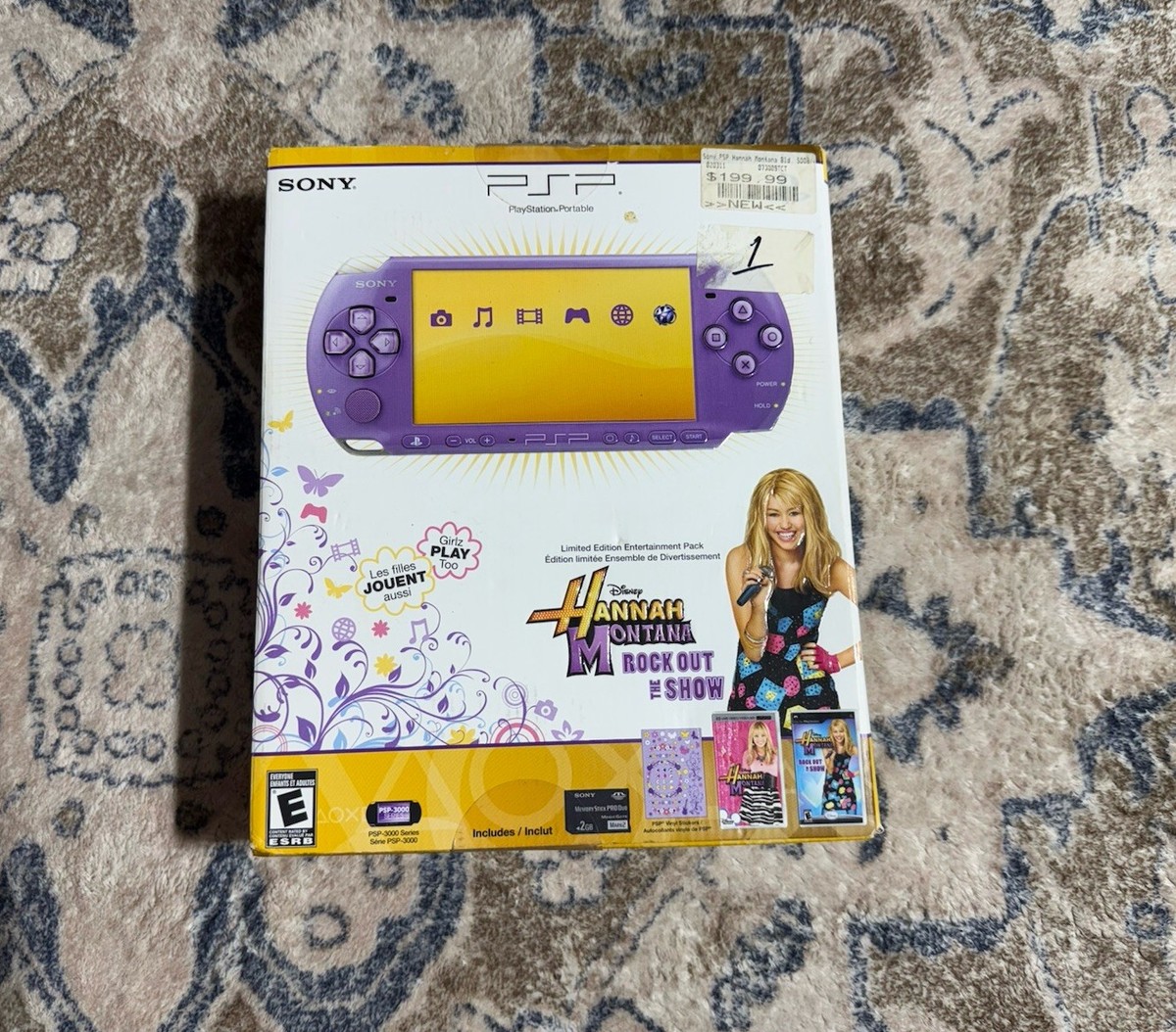 Sony PSP-3000 Hannah Montana PlayStation Limited-Ed Lilac 2009