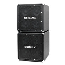 Seismic Audio 4x6" Guitar Bass Speaker Cabinet Pair SA-Rift 46GPKG1