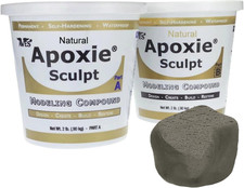 Apoxie Sculpt - 2 Part Modeling Compound A  B - 4 Pound, Apoxie Sculpt for Sc