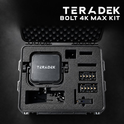 Teradek Bolt 4K LT MAX Wireless Kit 1:3 TX/RX Antenna Array Case
