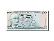 Geldschein, Iceland, 100 Kronur, 1961, 1961-03-29, KM:44a, UNZ