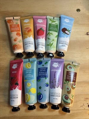 10 Pack Plant Fragrance Hand Cream Moisturizing Care Travel Gift Set 30ml