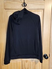 PATAGONIA BLACK CAPILENE THERMAL WEIGHT HOODY MEN SMALL - EXC