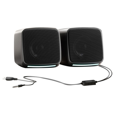 #ad #ad For Desktop 1 Pair USB Powered Computer Speakers with Clear Crisp Sound Quality $17.85