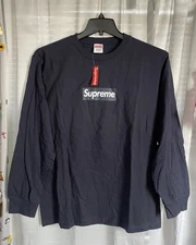 Supreme Box Logo L/S Long Sleeve Tee "Navy" Bogo T Shirt | FW20 | Size Large