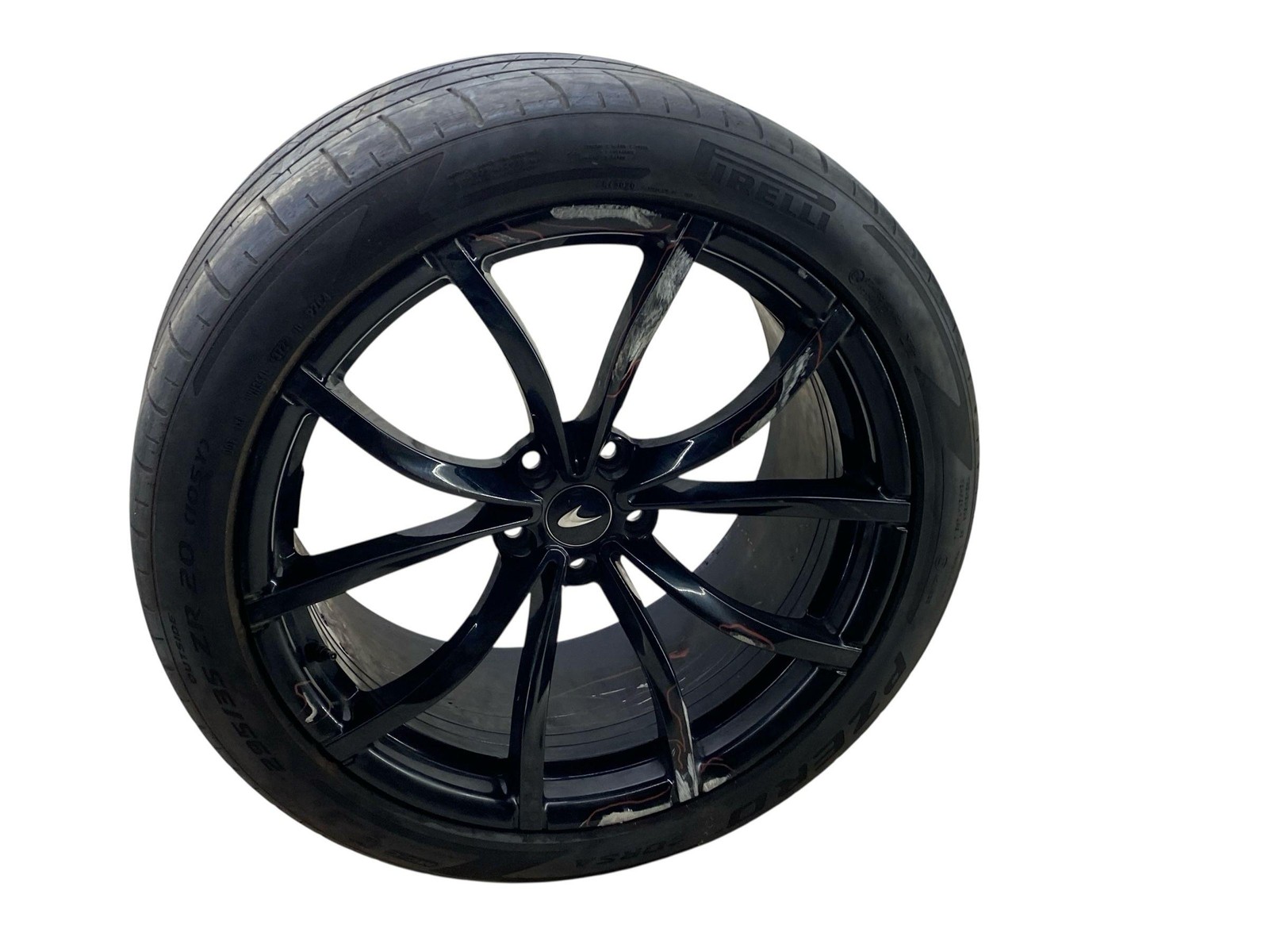 2024 MCLAREN ARTURA (B) 20x10.5 REAR WHEEL RIM ET49 *CURB RASH W/295/35ZR20 TIRE