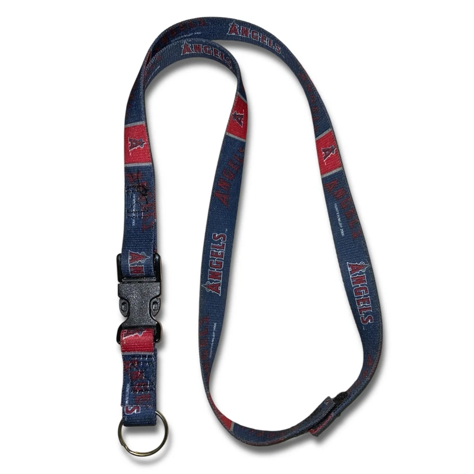 Vintage Los Angeles Anaheim Angels Lanyard Keychain Officially Licensed Y2K - Image 2 of 4