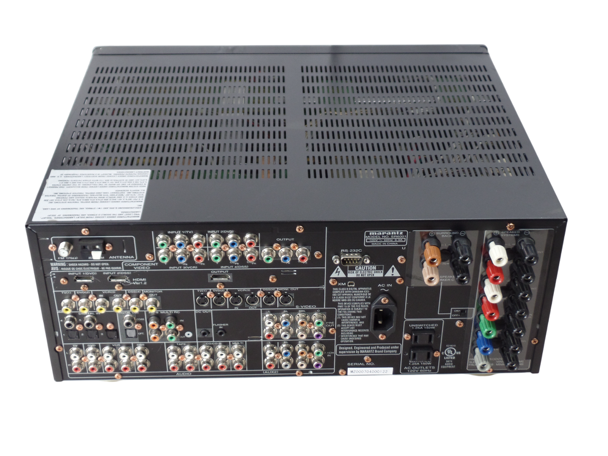 Marantz SR6001 A/V Surround Receiver 7.1 Channel -Black - Free