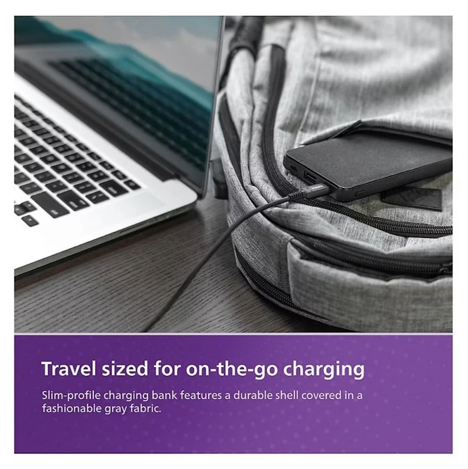 Bateria Philips 10.000 mAh, 2 pk. - Cinza DLP9693GR37 - Imagem 4 de 4