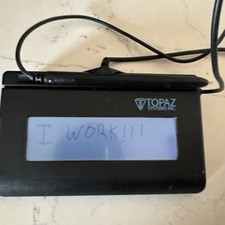 Topaz Systems TLBK462HZ19K3497 Signature Pad With Pen