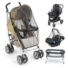 3 Pack Mosquito Net for Stroller Universal Baby Mosquito Net Black of 3 Pack