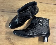 Ankle Boots Hotter – Genuine Patent Leather – EU 38 / 24.5 cm