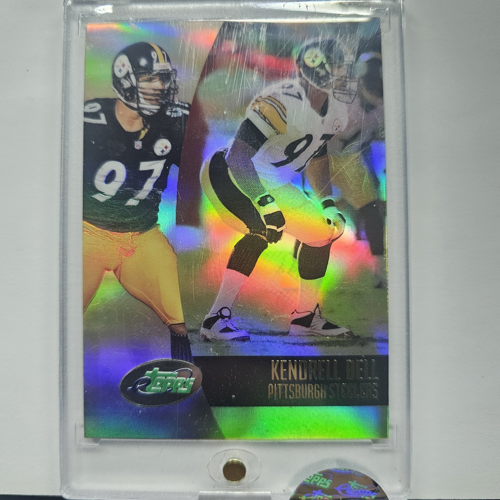 2002 etopps #6 Kendrell Bell Pittsburgh Steelers