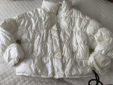 H&M Jacket, Pearl White Color, Uk L, Used Only For A Few Days