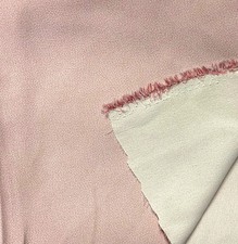 Pink Ivory Crepe Polyester sewing fabric 2.5 yd x 54" New