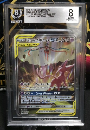 Espeon & Deoxys-GX graded BGS 8 for sale on eBay