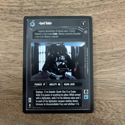 Lord Vader DEATH STAR II 2 Erweiterung Star Wars CCG SWCCG