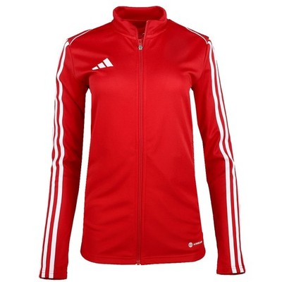 adidas Tiro23 League Full Zip Track Jacket Mens Red Casual Athletic Outerwear HS