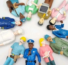 11 Figure lot of 5" Lakeshore Learning COMMUNITY WORKERS Play People