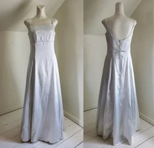 Y2k Vintage Jessica McClintock Gunne Sax 2000 Millennium Lilac Metallic Gown 5