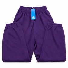 adidas Originals Essentials Fleece Loose Joggers Aurora Plum Purple Pants XS-S