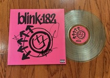 Blink 182 Signed Autograph One More Time Vinyl Record Hoppus Barker DeLonge