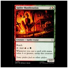 Spider Manifestation 148 Common Marvel's Spider-Man Magic: The Gathering NM