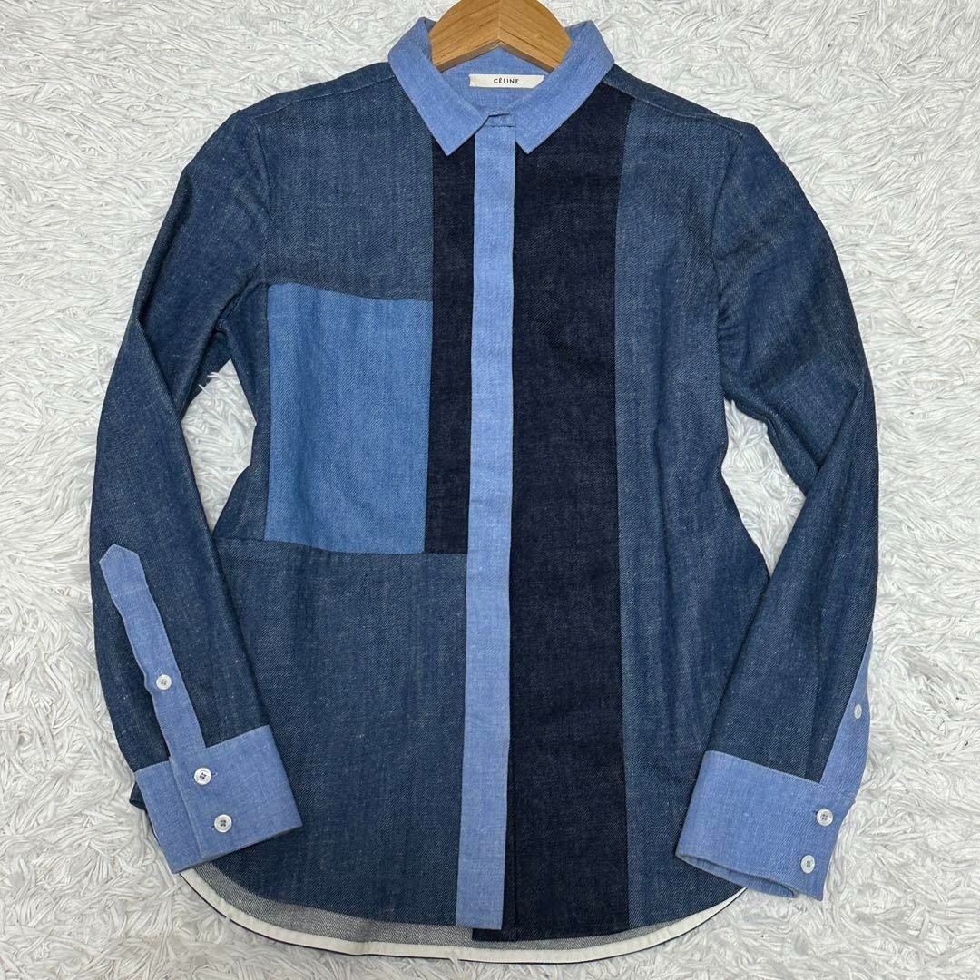 Celine Phoebe Philo 2011 Fall Patchwork Denim set… - image 1