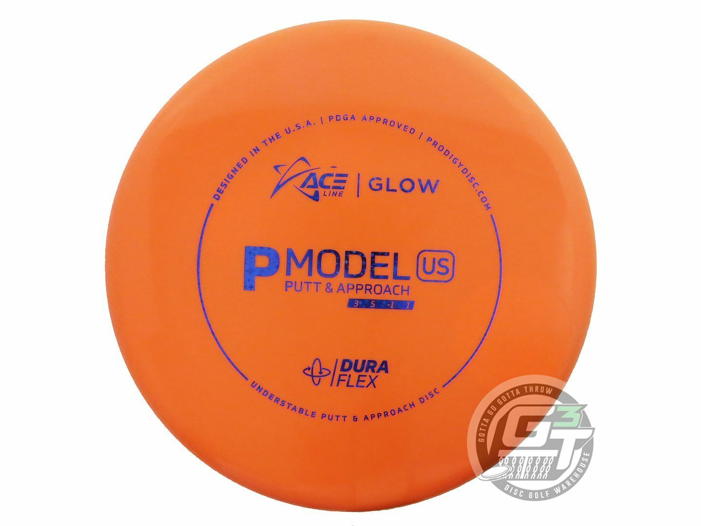 NEW Prodigy Discs DuraFlex Glow P Orange US 175g Max 86% OFF Go Fort Worth Mall Model Putter