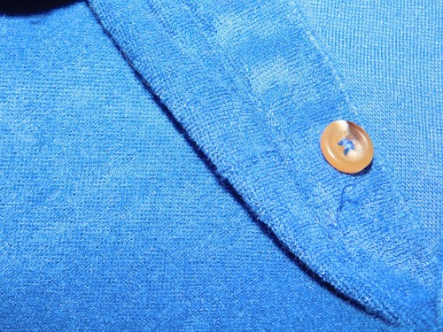 ESSEX CROSSING MANTAUK POLO SHIRT CASUAL POCKET CHAMOIS COBALT BLUE Men's M NEW - Picture 9 of 9