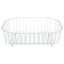 Delfinware Oval Sink Basket White 2947 Dish Draining Rack New