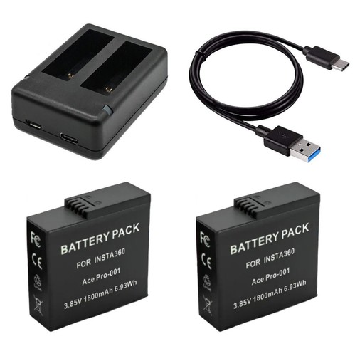 Battery Kit for Insta360 Ace / Ace Pro / Ace Pro 2 - Picture 2 of 10