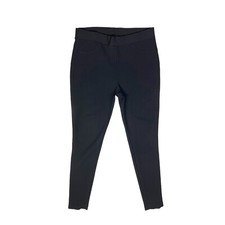 Chico's Size 1 M Knit Pull-On Skinny Pants Elastic Waist Cropped
