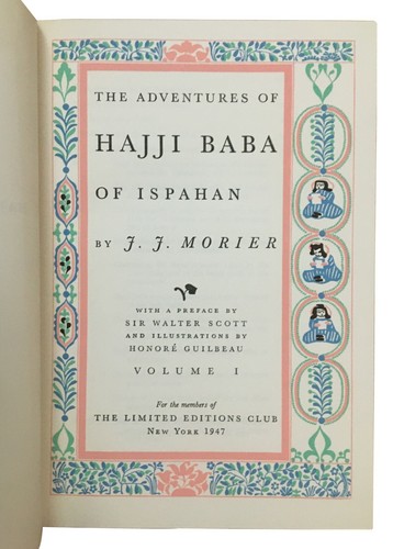 The Adventures of Hajji Baba of Ispahan, Vol 1 & 2, JJ Morier, The LE Club, 1947 - Picture 7 of 8