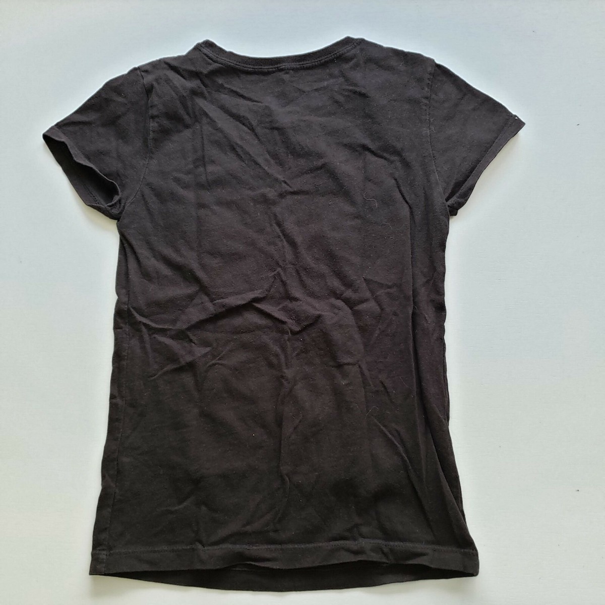 HRZ Girls Short Sleeve Black Heart T-Shirt Size M | eBay
