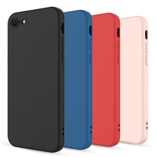 For iPhone SE 3rd 2022/2nd 2020 Generation/8/7 Phone Case Liquid Silicone Cover
