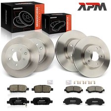 Bremsscheiben Bremsbeläge Vorne Hinten 296 292 für Nissan X-Trail T31 2.0 07-13