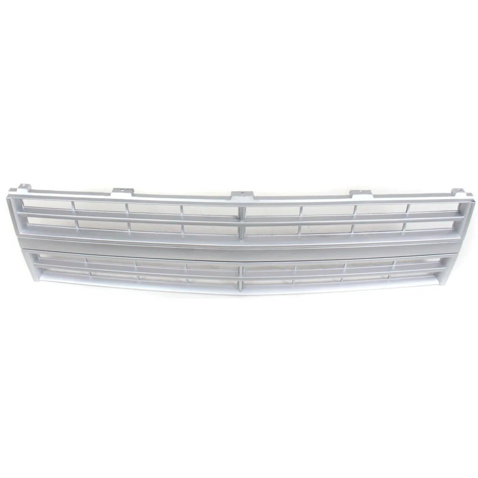 NEW FRONT GRILLE ASSEMBLY SILVER PLASTIC FOR 1985-1988 CHEVY C/K SERIES PICKUP Foto 4 de 4
