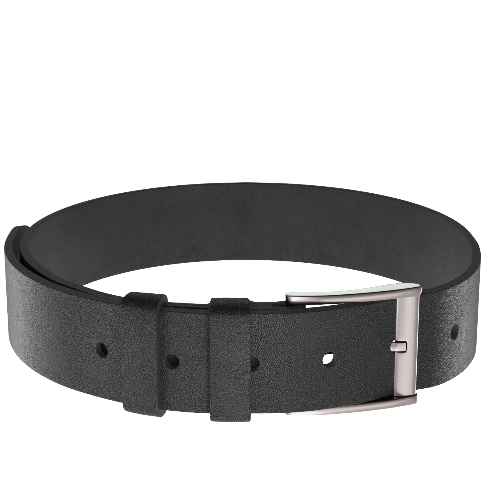 BRAX Herren-Gürtel 'Style Masterpiece' – Aus Büffelleder, Mit American Silver-Schließe, Schlicht & Elegant