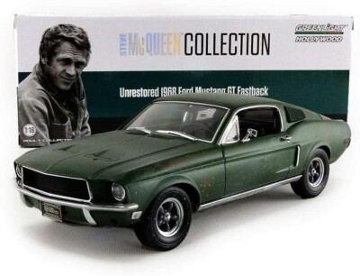 GREENLIGHT 1:18 Diecast Car - BULLITT - Steve McQueen GREENLIGHT 1:18 Diecast Car - BULLITT - Steve McQueen