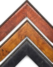 Burl Wood Bamboo Picture Frame Wide Rustic Farmhouse Home Decor For Wall Art