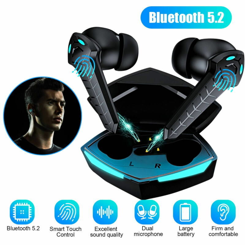 Bluetooth Earbuds TWS 5.2 For Android iPhone Tablet Wireless Earphone Waterproof-image