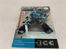 2000-01 Upper Deck Ice Hockey Clear Card #33 Steve Shields San Jose Sharks